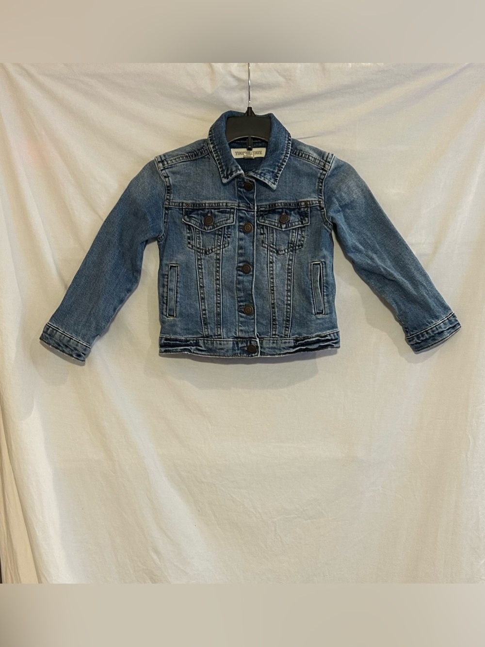 Tucker + Tate Girls Size 4 Long Sleeve Button Jean Jacket Classic